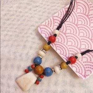 Handmade Artisan Statement Porcelain Necklace